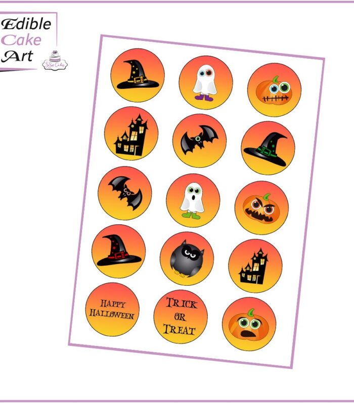 Halloween Cupcake Toppers