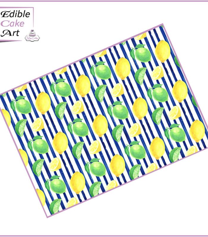 Lemon & Limes Icing Sheet Cake Wrap