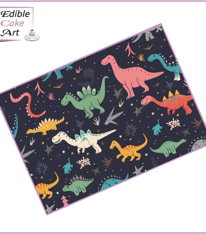 Dinosaur edible print Pattern