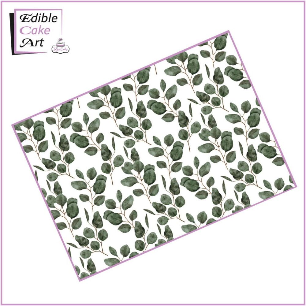 Eucalyptus Icing Sheet Cake Wrap