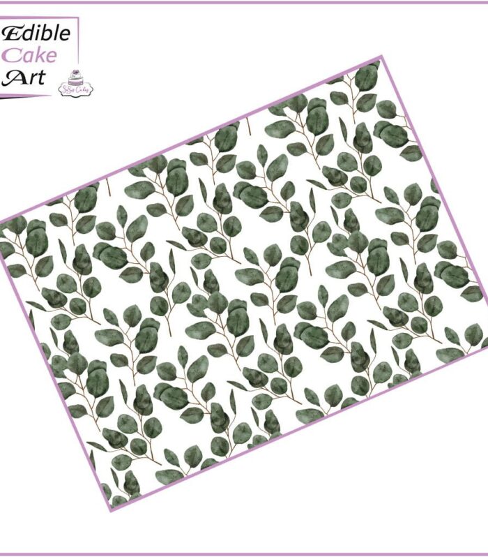Eucalyptus Icing Sheet Cake Wrap