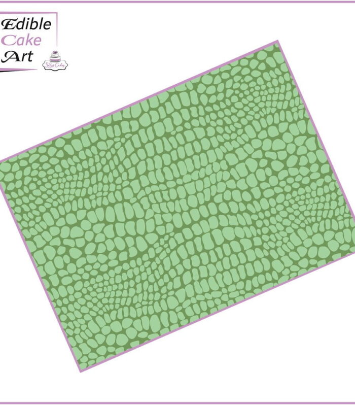 Snake Skin edible print