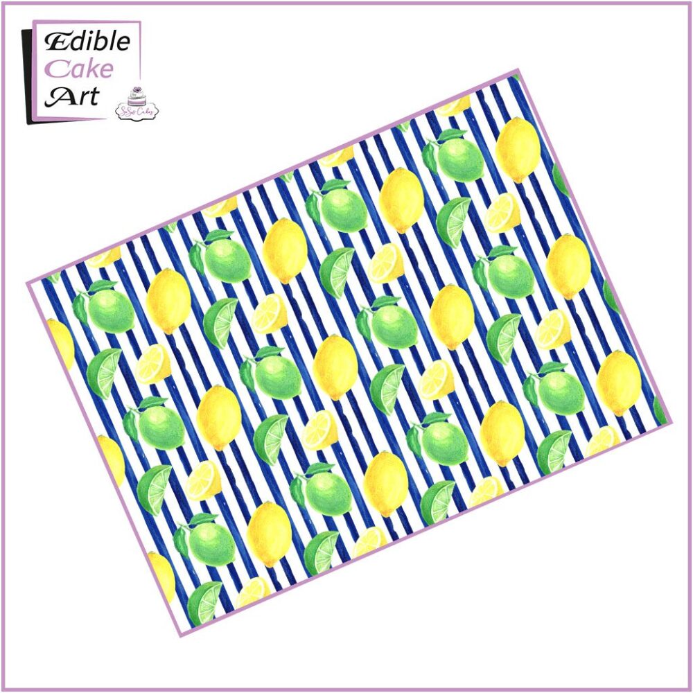 Lemon & Limes Icing Sheet Cake Wrap