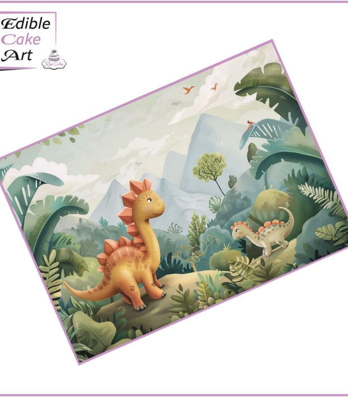 Dinosaur Edible print
