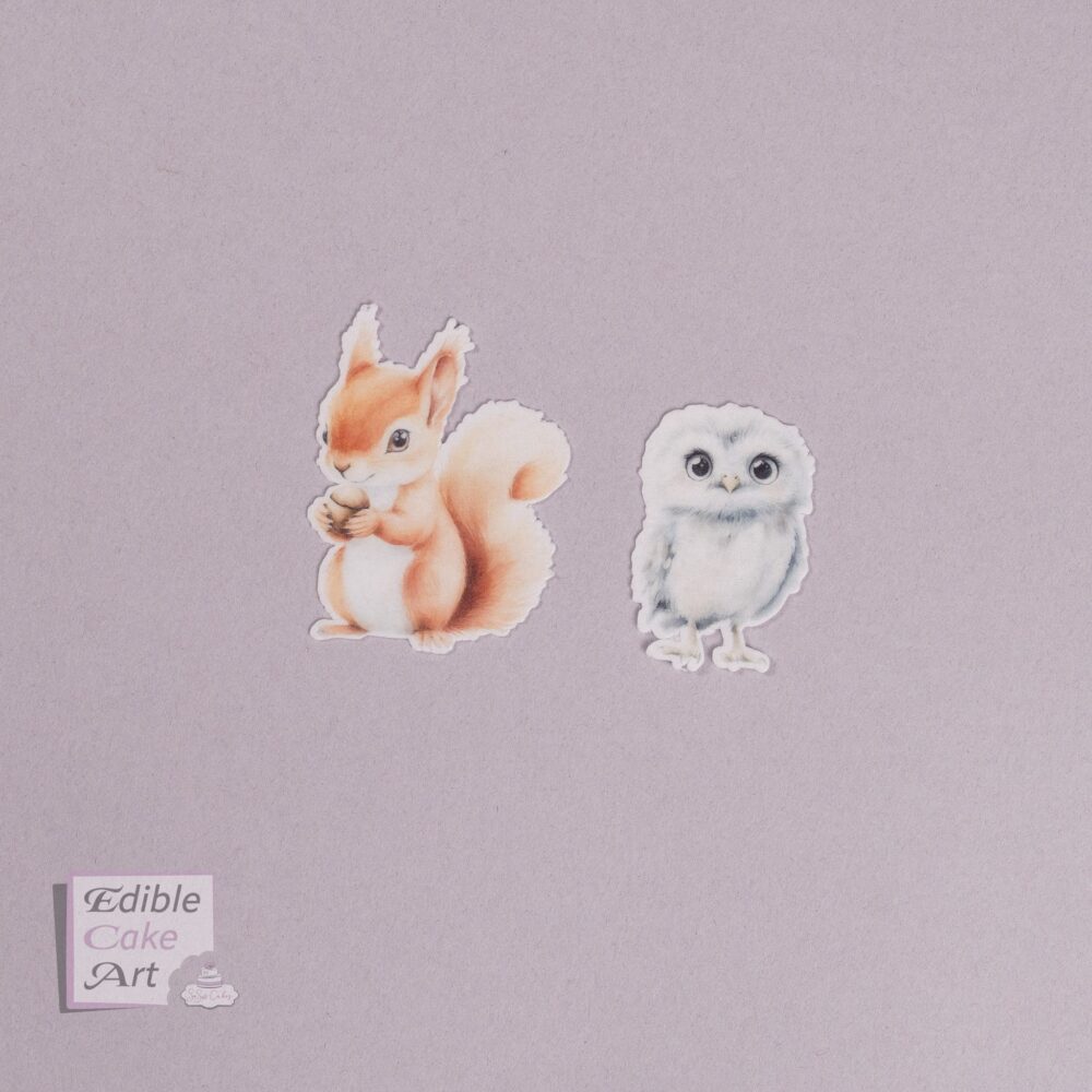 Woodland Animal Pre-cut Cake Charm Set - Image 8