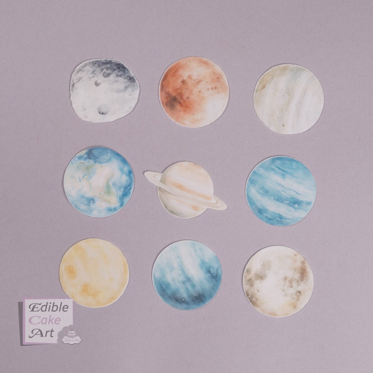 Planet Pre-cut Cake Charm Set - Image 2
